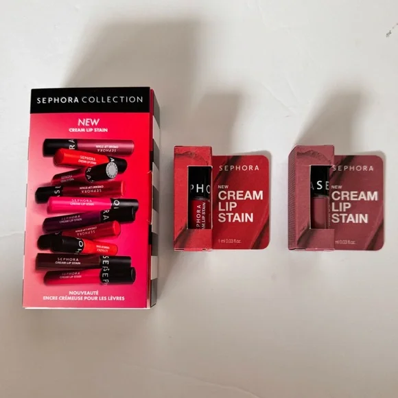 Sephora Collection Cream Lip Stain in Always Red and Marvelous Mauve - Picture 7 of 13